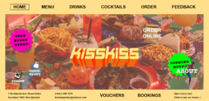 Kiss Kiss' homepage