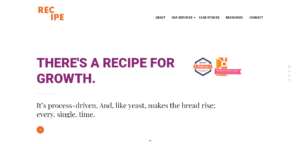 Recipe Marketing's homepage