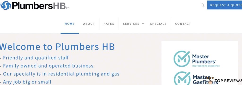 Plumbers HB Ltd's Homepage