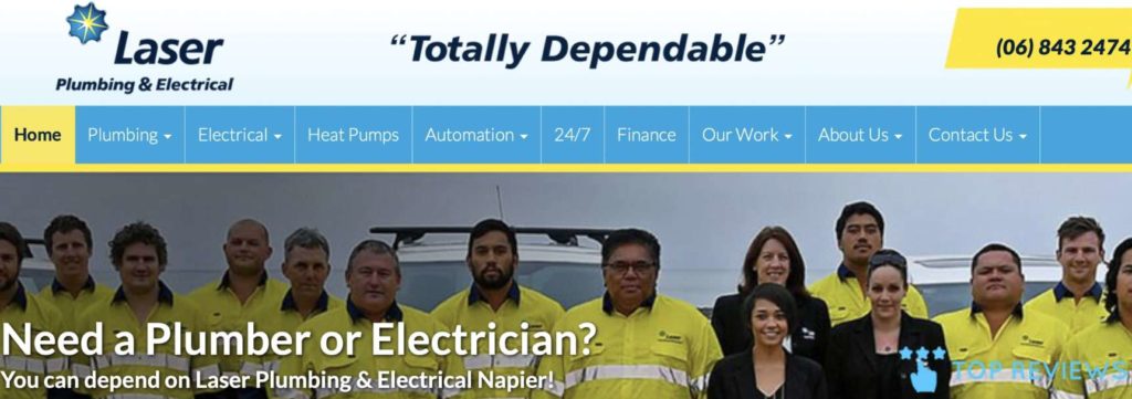 Laser Plumbing & Electrical Napier's Homepage