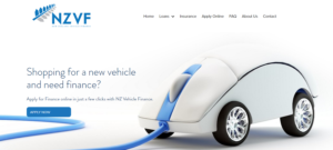 NZ Vehicle Finance's homepage