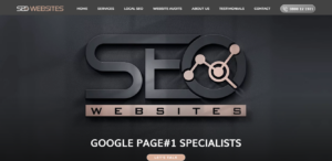 SEO Websites' homepage
