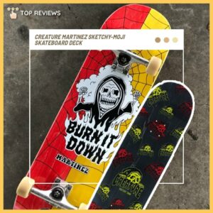 Creature Martinez Sketchy-Moji Skateboard Deck (Custom)