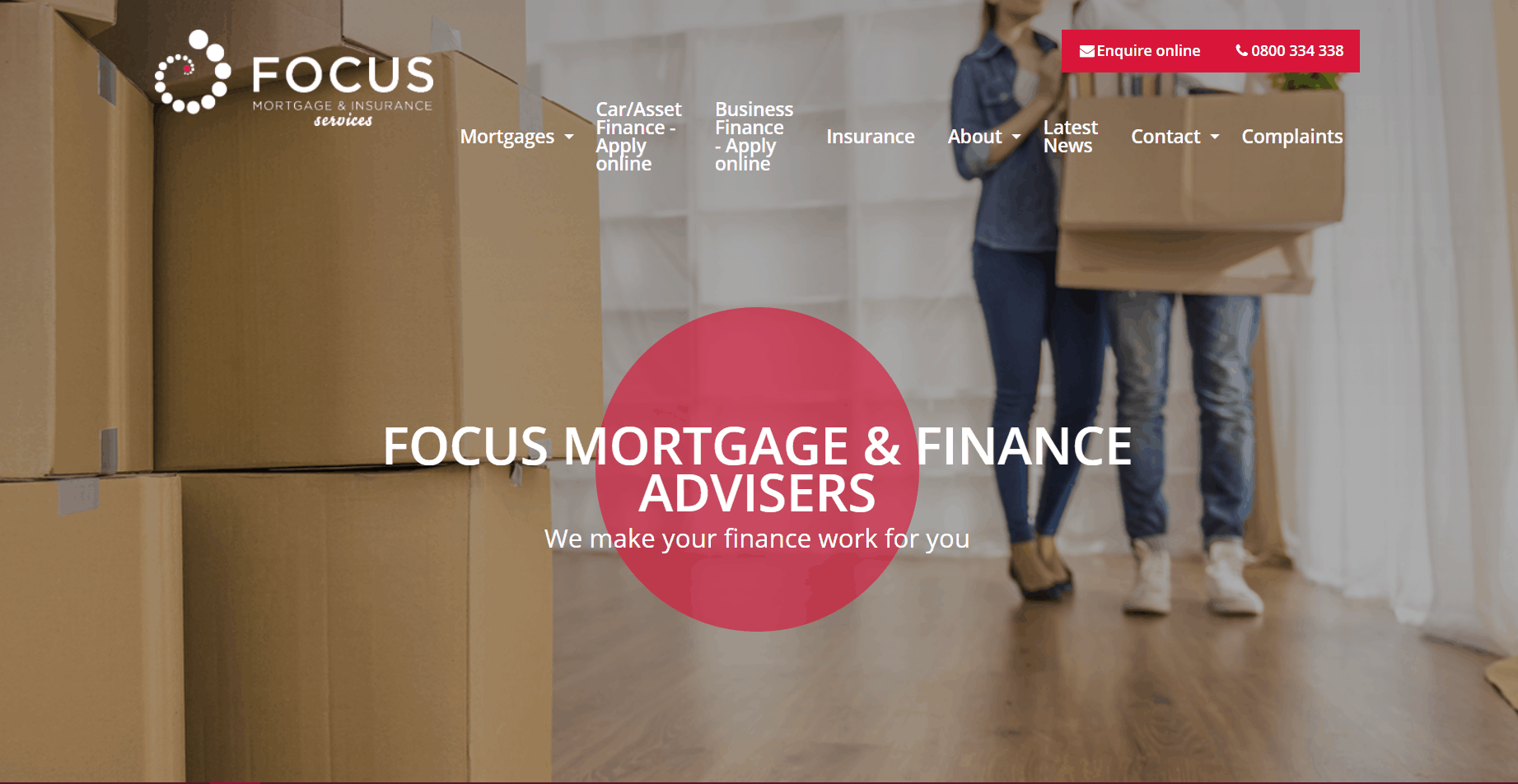 Focus Mortgage & Insurance Services' Homepage