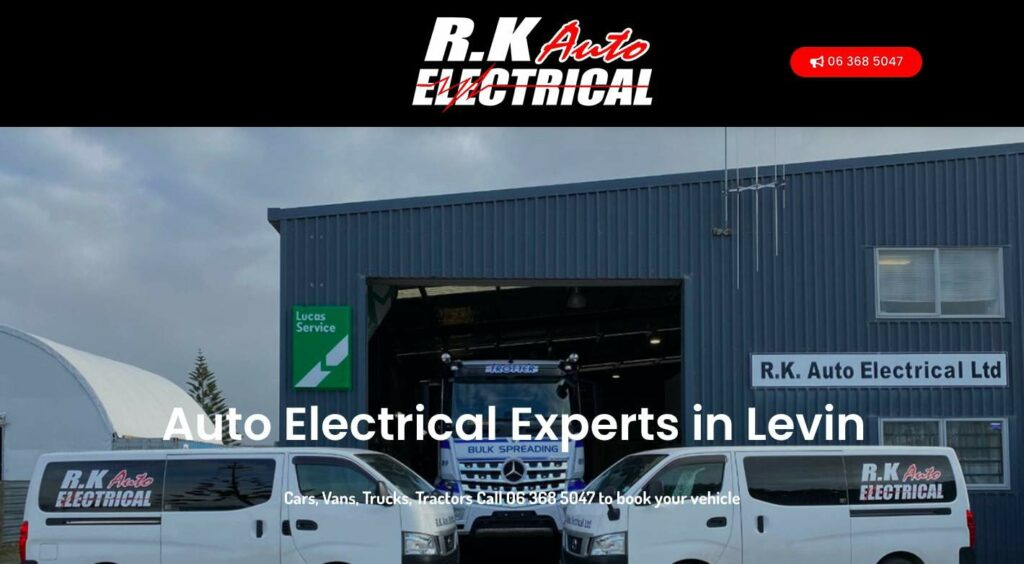 RK Auto Electrical's Homepage