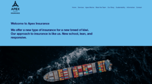 Apex Insurance's Homepage