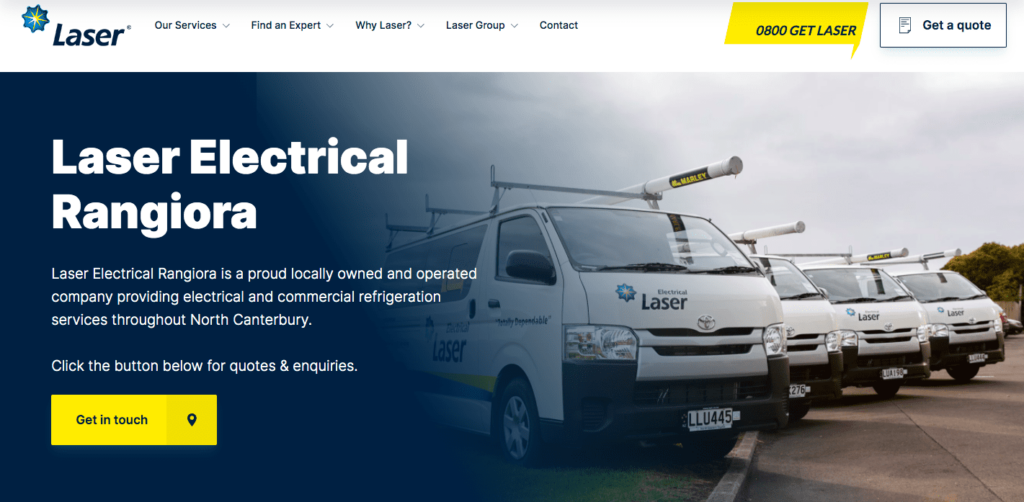 Laser Electrical Rangiora's Homepage