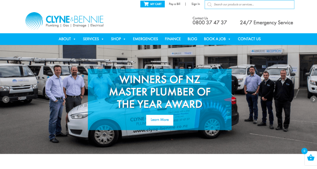 Clyne & Bennie Plumbing & Electrical's Homepage