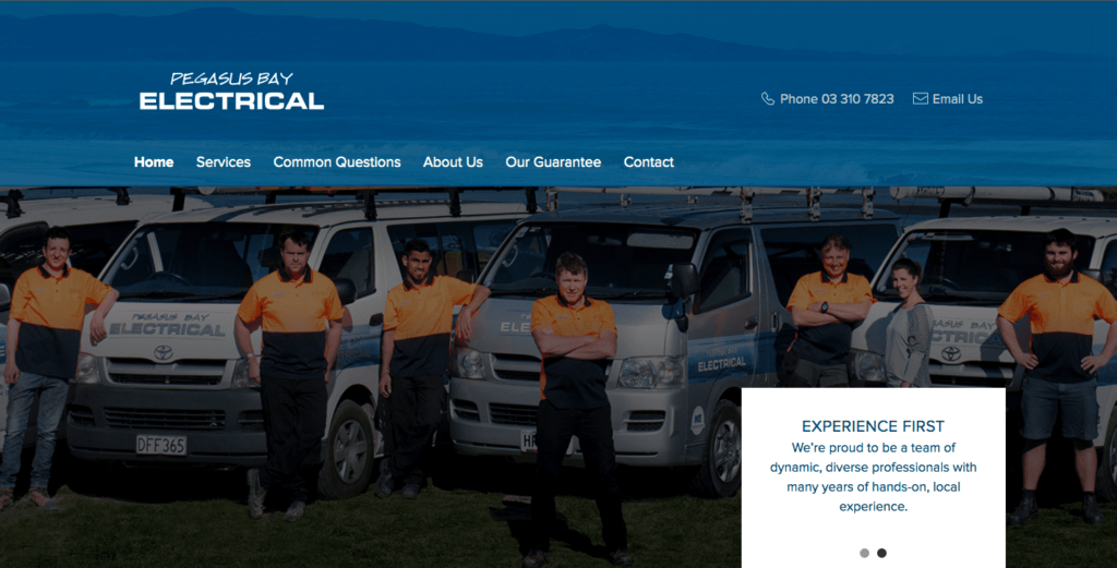 Pegasus Bay Electrical's Homepage