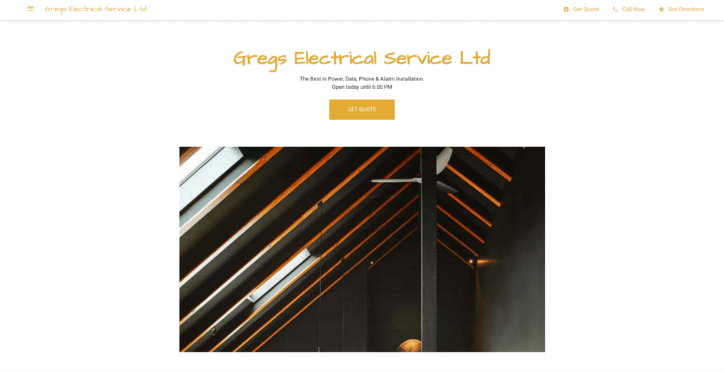 Gregs Electrical Service Ltd's Homepage