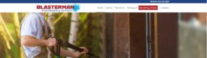 Blasterman Waterblasting Services' homepage