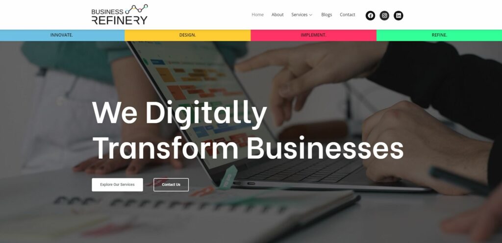 Business Refinery's Homepage