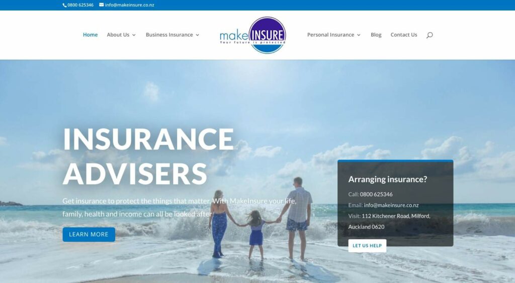 MakeInsure's Homepage