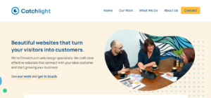 Catch Light Design's homepage