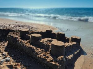 Build sand castles at Oriental Bay