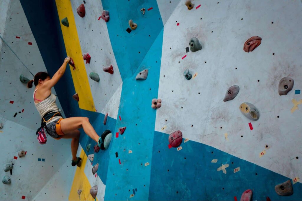 Go rock climbing at Extreme Edge