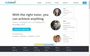 MyTuition's Homepage