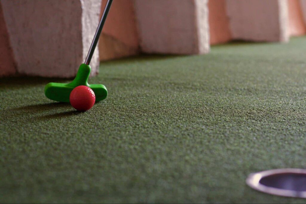 Play mini golf at Enchanted Forest Mini Golf