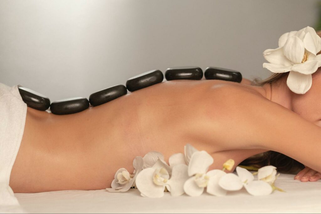 Get a massage together at Moss Spa