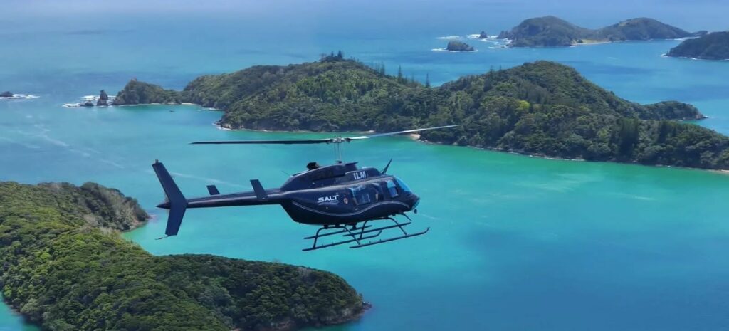 Take a Scenic Helicopter Ride over the Bay of Islands