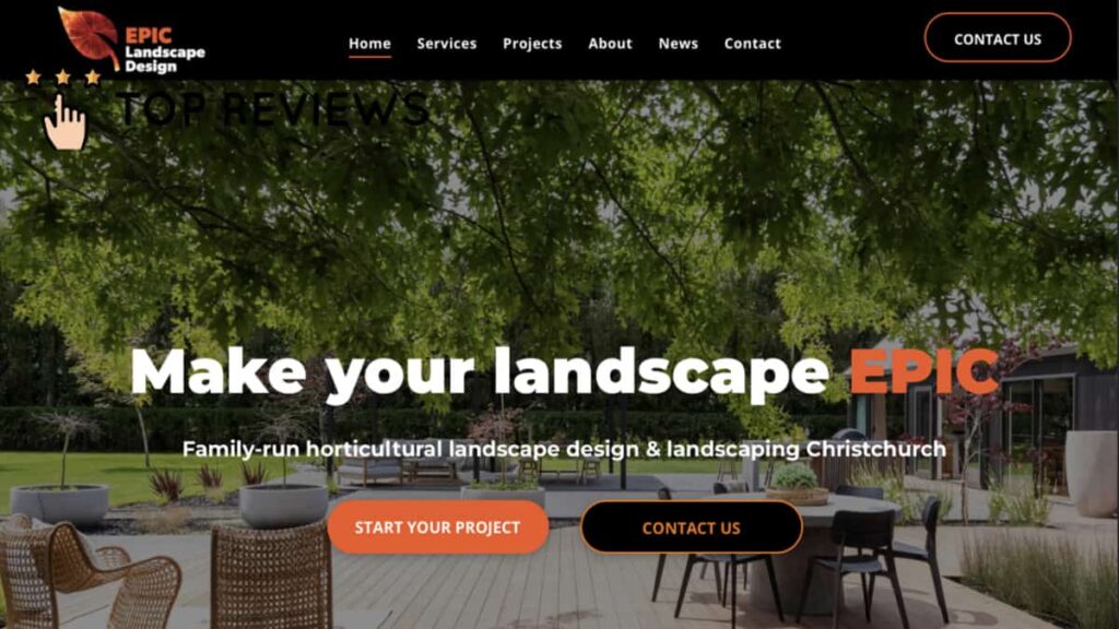 Epic Landscape Design Homepage