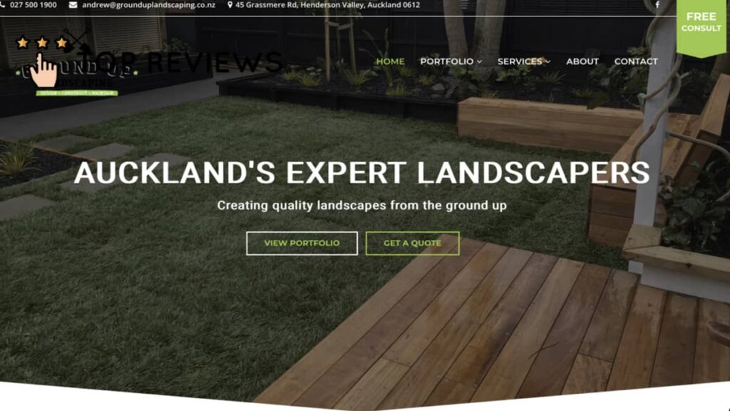 Ground Up Landscaping Ltd Homepage