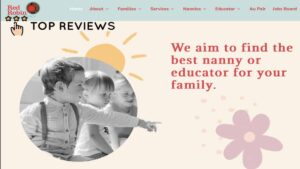 Red Robin Nanny Agency Homepage