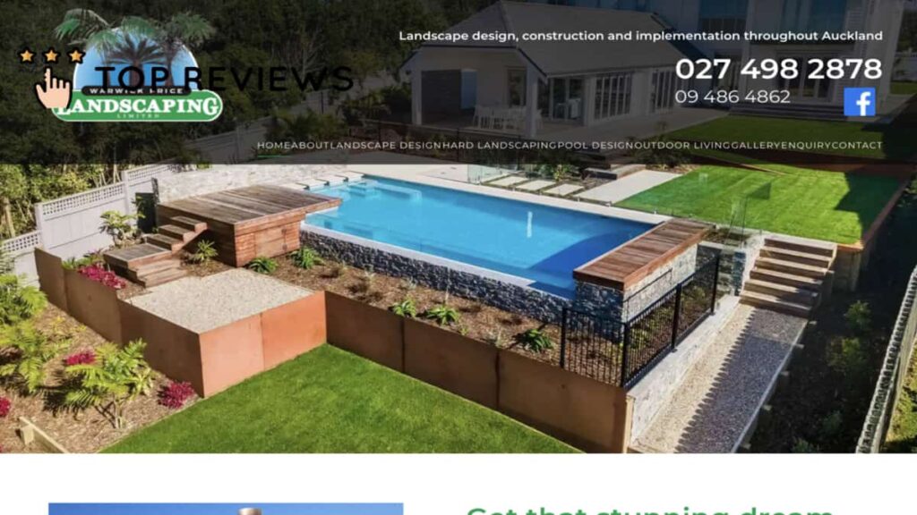 Warwick Price Landscaping Homepage