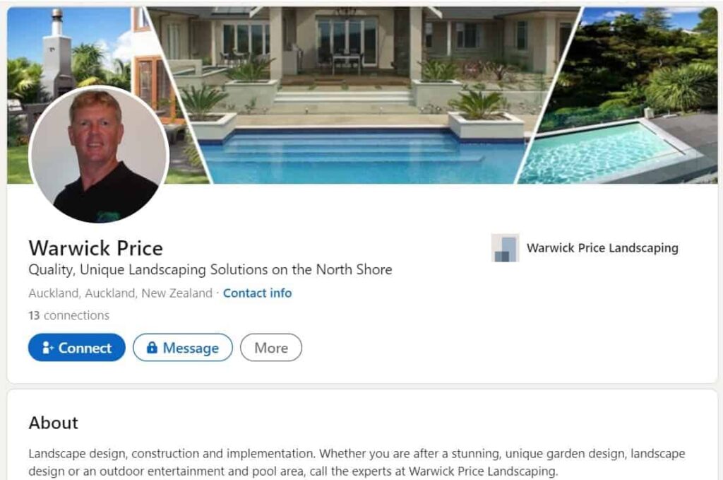 Warwick Price LinkedIn