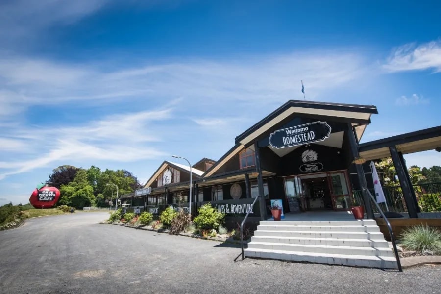 Have a filling meal at Waitomo Homestead